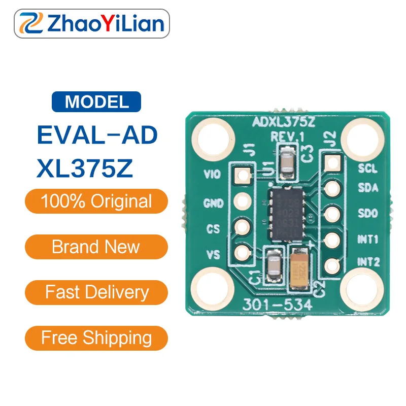 For EVAL-ADXL375Z Evaluation Board ADXL375 High G 3 Axis MEMS Accelerometer