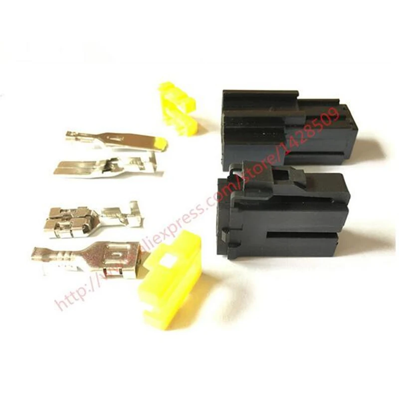 1 Set Auto 9.5 Series 2 Pin Male Female Kit Electrical Large Heavy Current Connector Plug