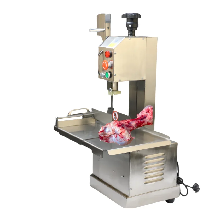 Manual Stainless Steel Bone Saw Chicken Fish Goat Cutting Machine with Motor Home Kitchen