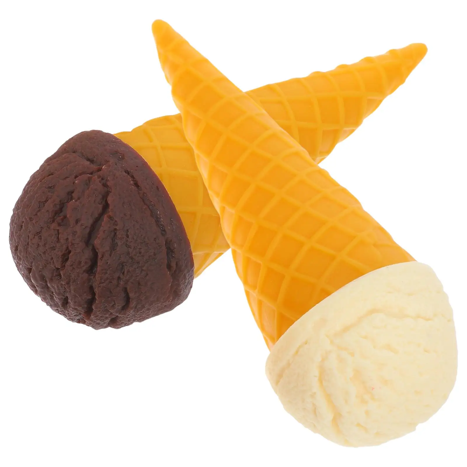 

2Pcs IceCreamModelConeDecor FakeBallInflatableDessertFoamDisplay ArtificialSweetTreatsProps StoreExhibitsPartyDIYDecorations