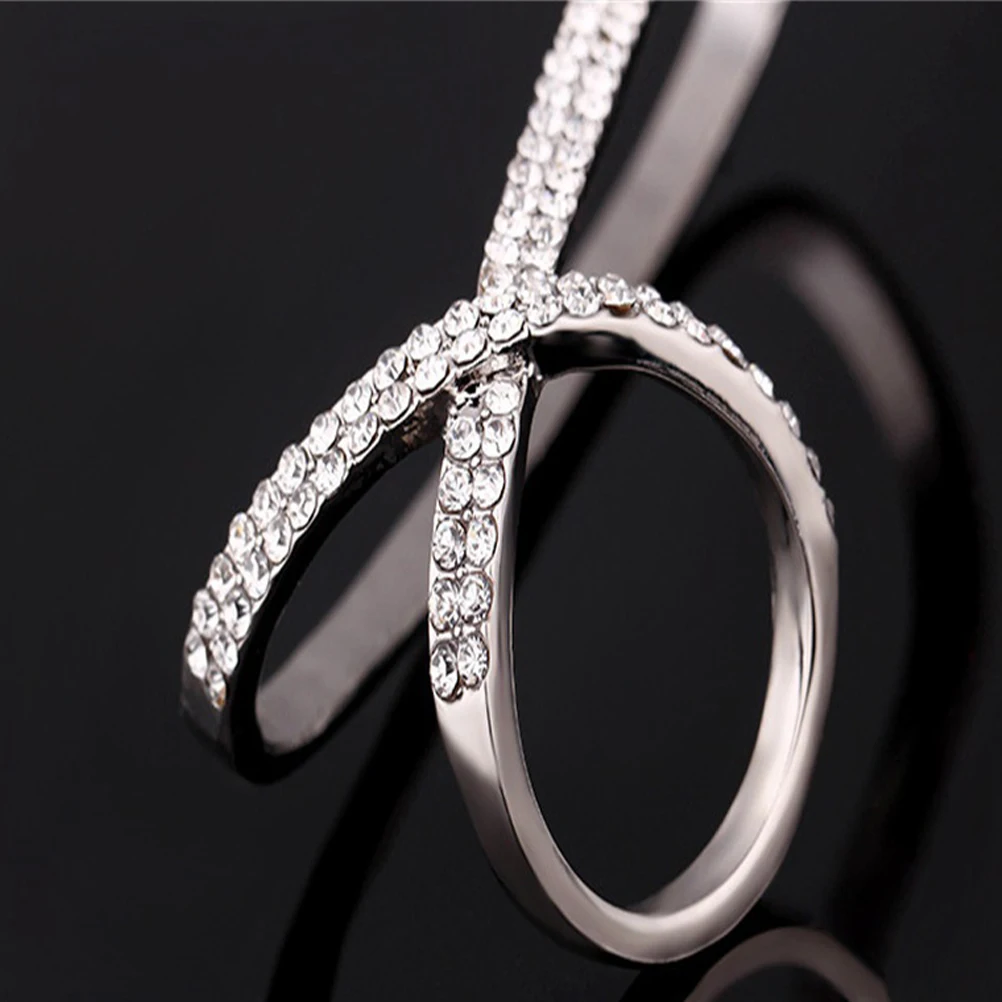 

1Pcs Women Flower Design Multiple Layer Finger Ring Palm Cuff Silver Attractive Elegance Birthday Holiday Gift Palm Ring