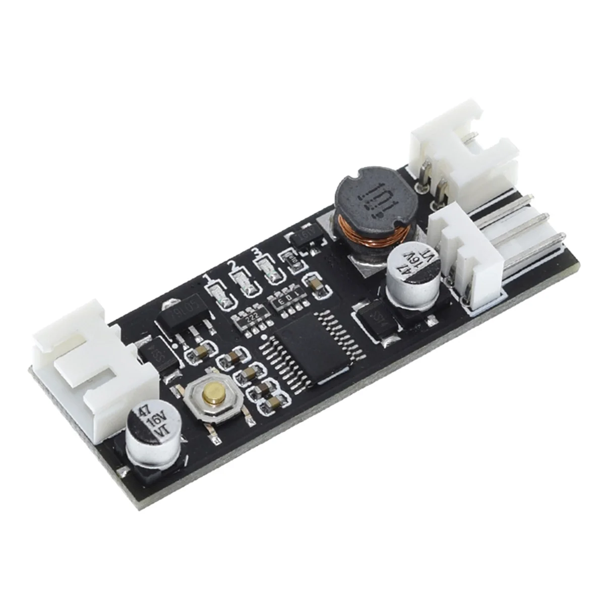 2X Single 12V 0.8A DC PWM 2-3 Wire Fan Temperature Control Speed Controller Chassis Computer Noise Reduction Module
