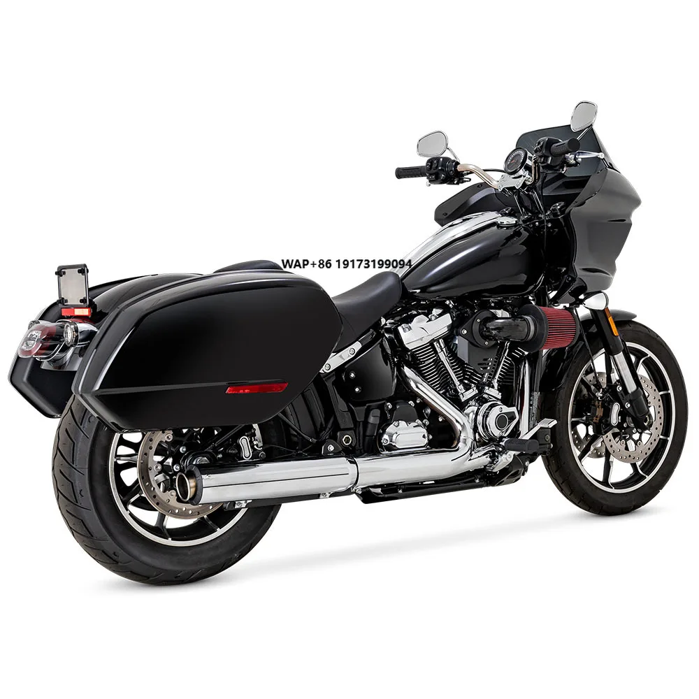 Chrome Stainless Steel Slip-On Exhaust System for 2025 Softail Motorcycle New Compatible with Exhaust Pipes