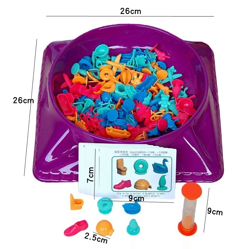 Training Montessori Treasure Hunting Logical Toys Thinking Parent-child Early Education Family Party Board Game For Children