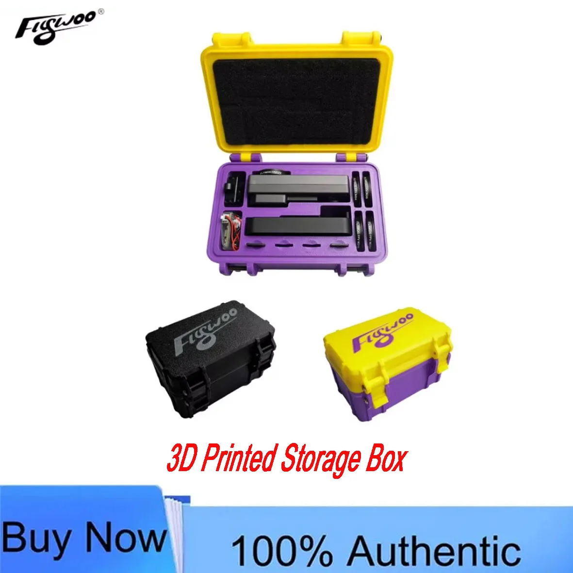 3D Printed Case for Flywoo Naked Hero 10 11 FPV Drone Mount Cover Storage Box Action Cam Part