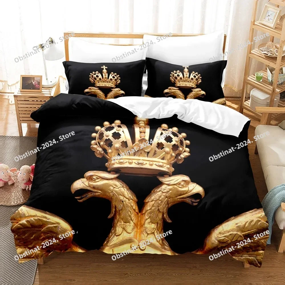 2025 Russian flag Bedding Set Single Twin Full Queen King Size Russian theme Bed Set Teenager Bedroom Duvetcover Sets 3D Print 0