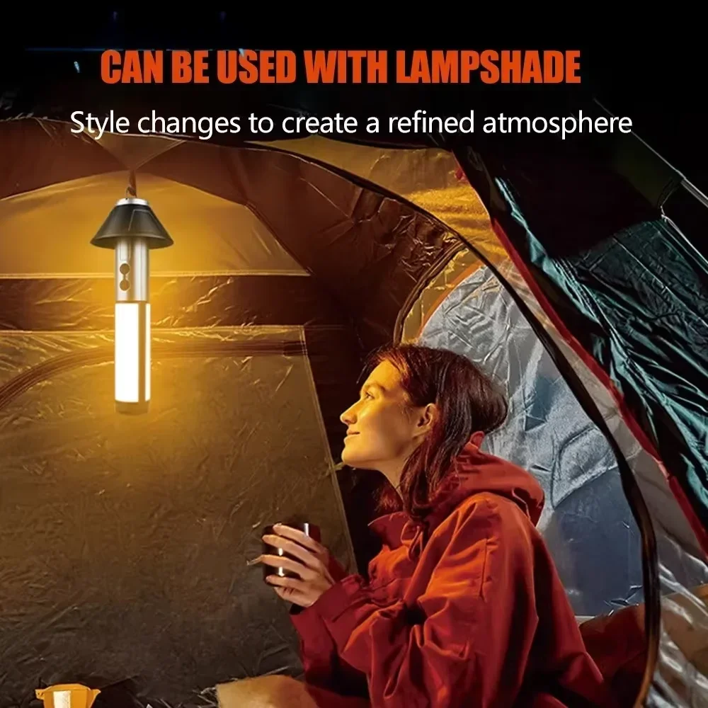 

Portable Outdoors Led Work Light USB Tripod Camping Lamp Spotlight Telescopic Pillar Lamps Collapsible Outdoor Picnic Light