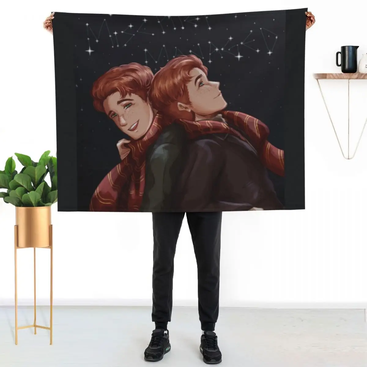 

Плед Fred and George: уютное и теплое одеяло для декора спальни