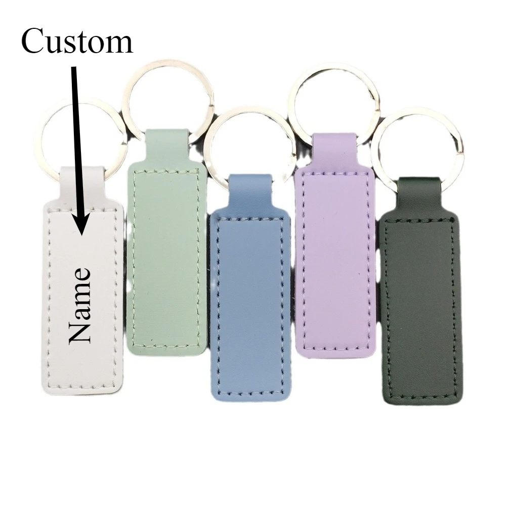 

Ladies Cute Customized Double Sided Keychain Phone Exquisite Small Pendant Small Gift Engraved Name Number License Plate
