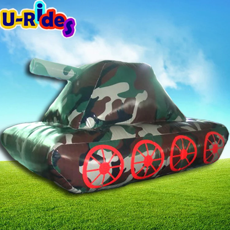 Factory Priced Inflatable Paintball Bunker Tank for Field & Tactical Vehicle Shooting Games