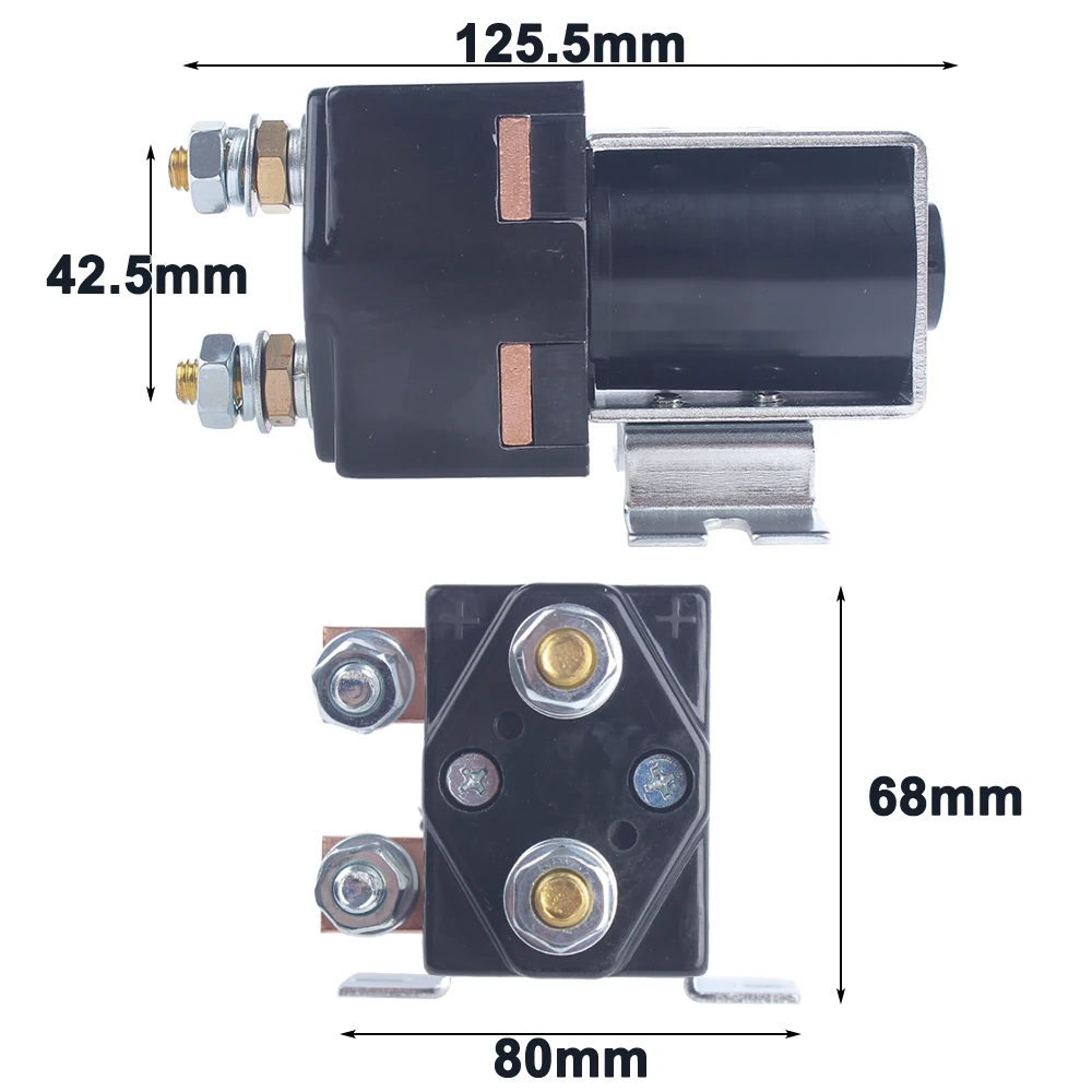 SW181 NO + NC DC 접촉기, 지게차 핸들링 드로잉 차량, 자동차 펌프 모터용 ZJWH200A, 12V, 24V, 36V, 48V, 60V, 72V, 200A