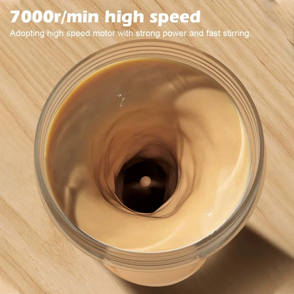 USB Electric Protein Shaker Bottle Portable Rechargeable Blender Cup Multipurpose 450ml Mixing Cups For Fitness Workout