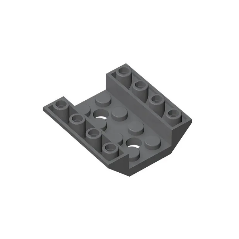 [16Pcs]【50g】 72454 4x4 Perforated Reverse Sloping Facing Brick,standard Size Blocks, DIY MOC Creation Parts.