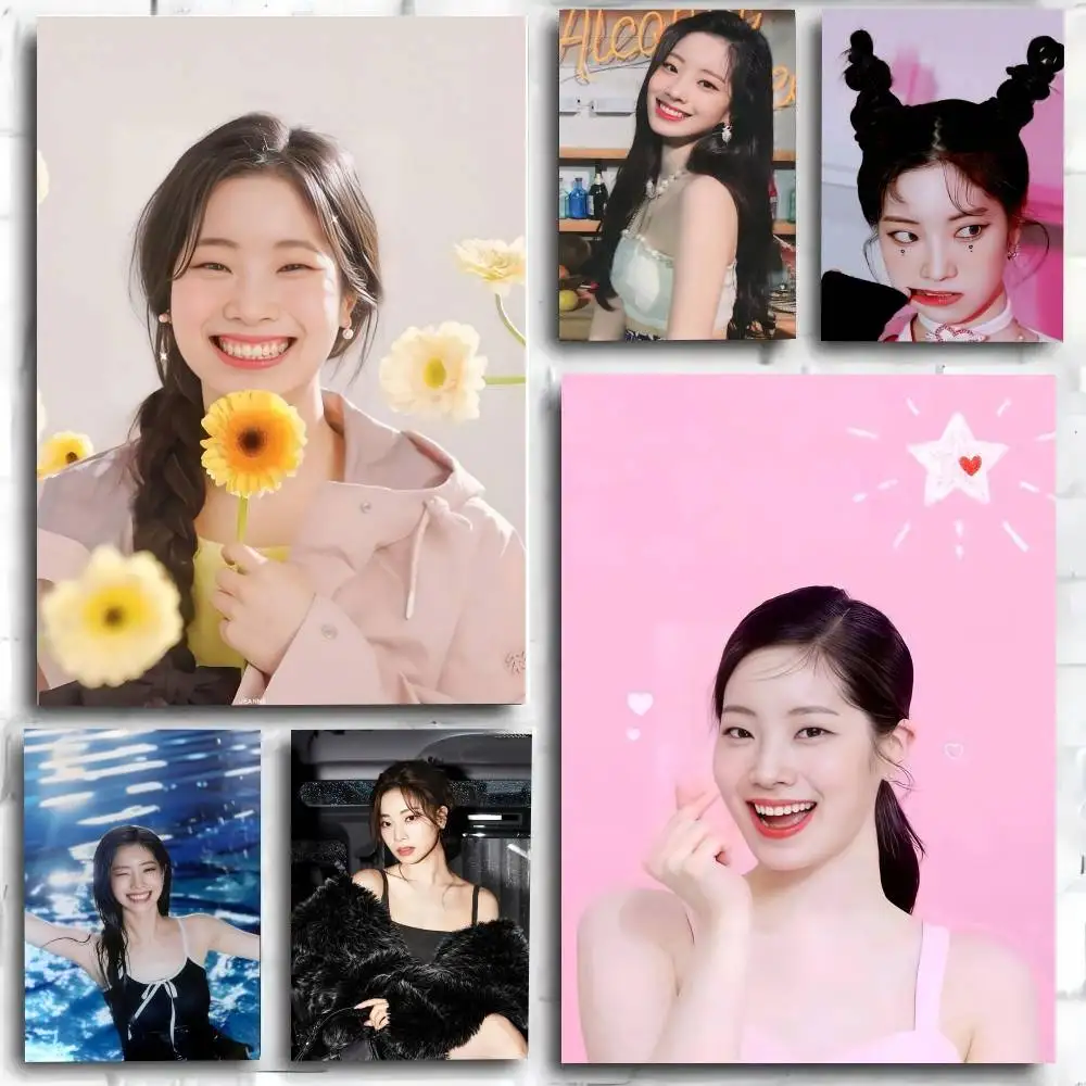 Kpop T-Twice K-Kim D-DaHyun Poster Kunstdruck Anime-Stil Heimdekoration Ideales Geschenk Perfekte Raumdekoration