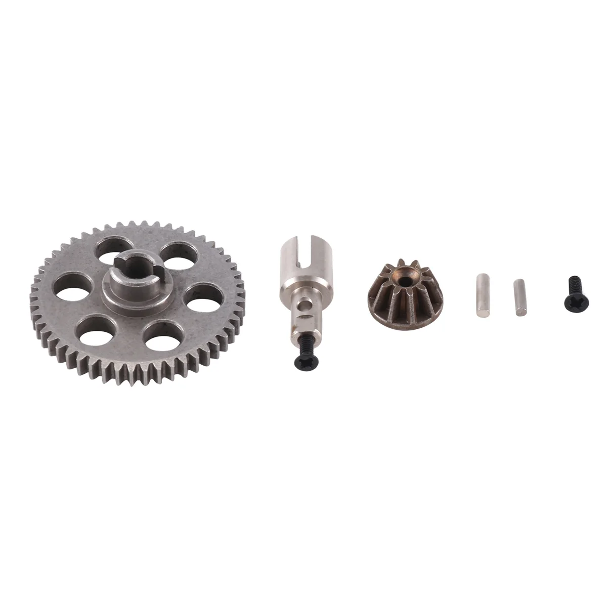 Metal Center Drive Shaft and Spur Gear Set for HBX HAIBOXING 901 901A 903 903A 905 905A 1/12 RC Car Upgrade Spare Parts