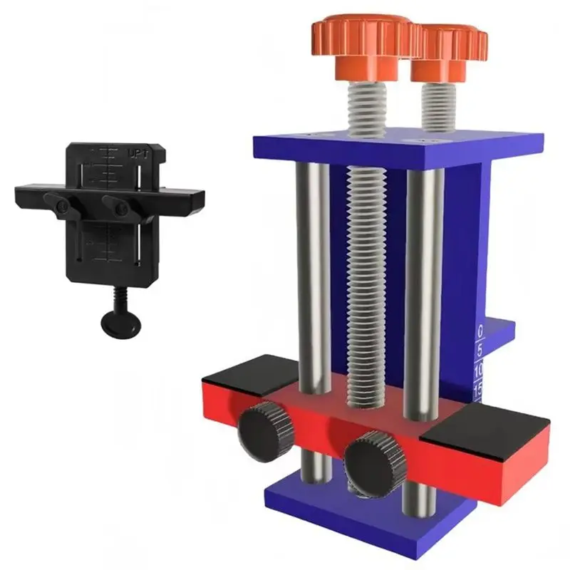 N10R-Adjustable Cabinet Installation Tool Metal Cabinet Mount Locator Multifunctional Cabinet Door Hinge Installation Tool