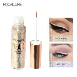 FOCALLURE Liquid Eyeliner Long-lasting Glitter Eyeliner Diamond Maquillaje Waterproof Shiny Sequin Eye Liner Cosmetic Eye Makeup