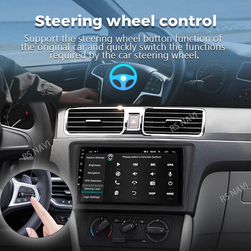 Android 15 For Skoda Rapid Seat Toledo 2013 - 2017 2K Car Radio Multimedia Video Player GPS AI Voice CarPlay Navigation Stereo