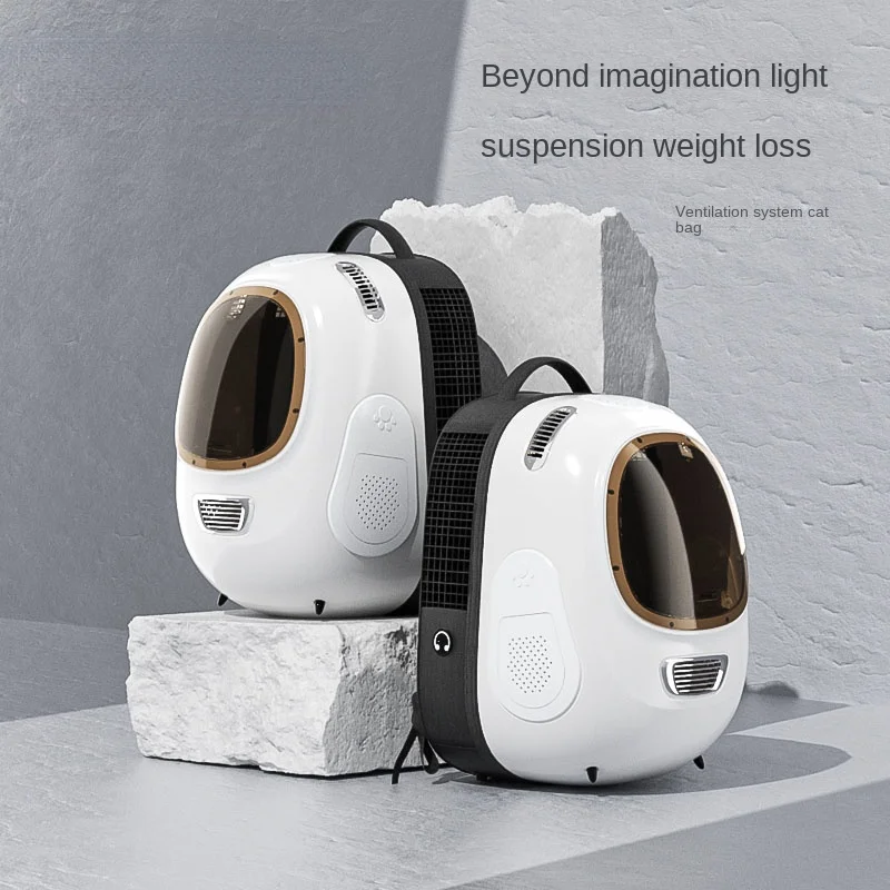 Cat Bag Outing Space Capsule Large Breathable Dog Schoolbag Fresh Air Pet Cat Backpack