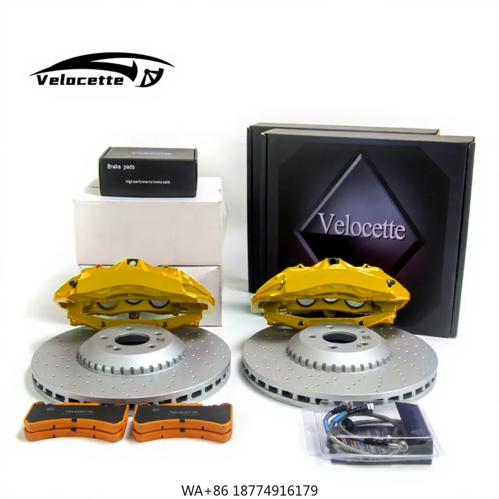 

Big Brake Set6 C63 Caliper 6 Pistons 18 Inch Wheels Brake Disc 360-390mm Rotor Brakes Caliper System for