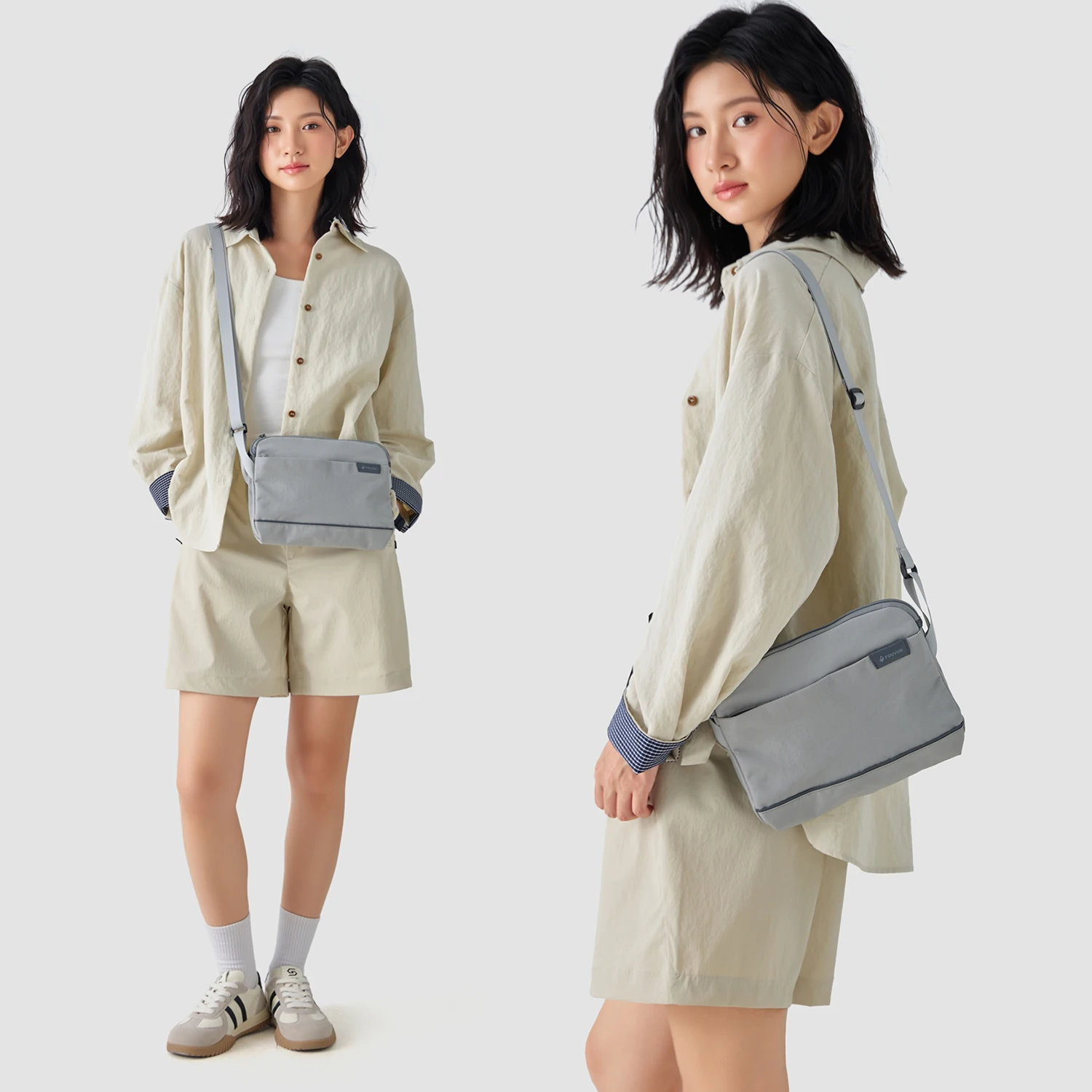 

EPOL Large Women's Shoulder Bag 2025 Trend Casual Fashion Nylon Crossbody Bag Canvas Sports Lightweight Messenger Bags 3063-02
