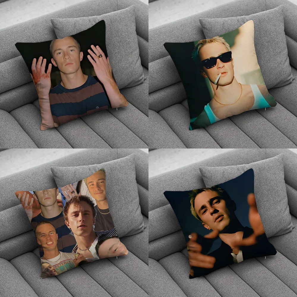Drew Starkey Actor Pillow Case Soft Cushion Cases for Farmhouse Sofa Decor Home Decorations and Protector