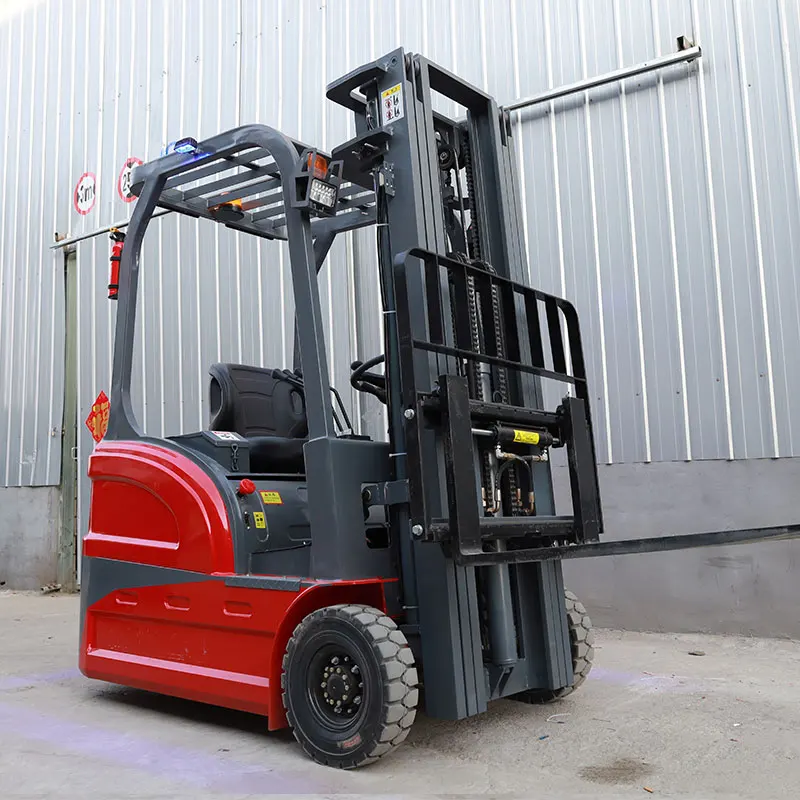 Compact Forklift Low Price Narrow Aisle 0.8 Ton 800 Kg 3 Wheel Small Electric Forklift Size Mini Electric Forklift