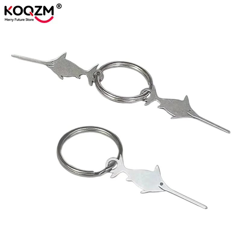 Swordfish Shape Stainless Steel Needle for Smartphone Sim Card Tray Removal Eject Pin Key Tool Universal Thimble