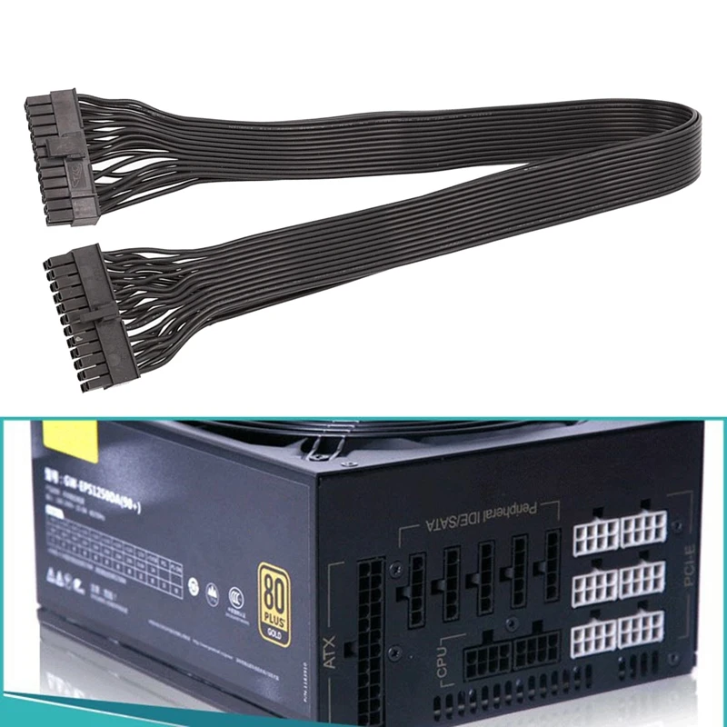 For Great Wall Power 24-Pin Modular Cable 24-Pin PSU Flat Cable