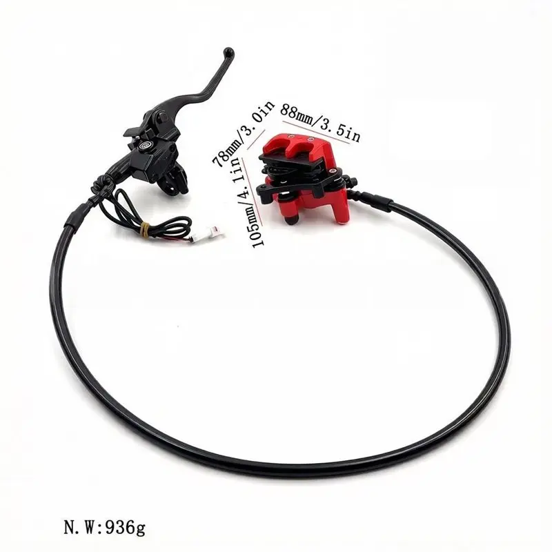 A22E-Brake Kit For Yozma In10 Ebike Electric Dirt Bike With Brake Caliper 7/8 Master Cylinder Rear Brake Kit