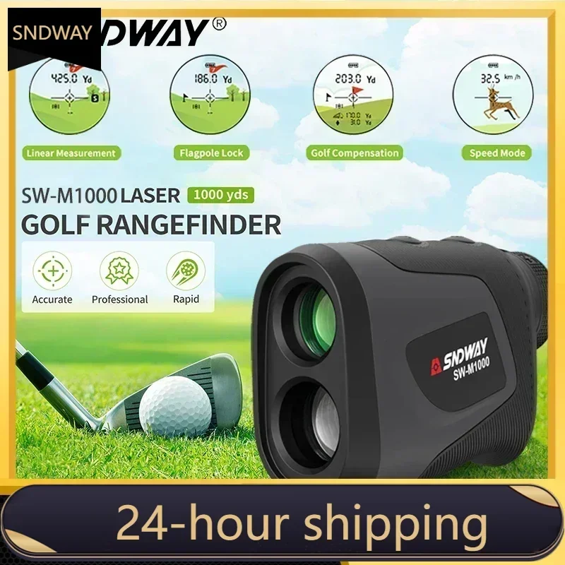 NEW HOT SW-M500/700/1000 Golf Laser Rangefinde Rechargeable Battery,Slope And Flag Pole Lock Vibration For Golfing,Hunting,Surve