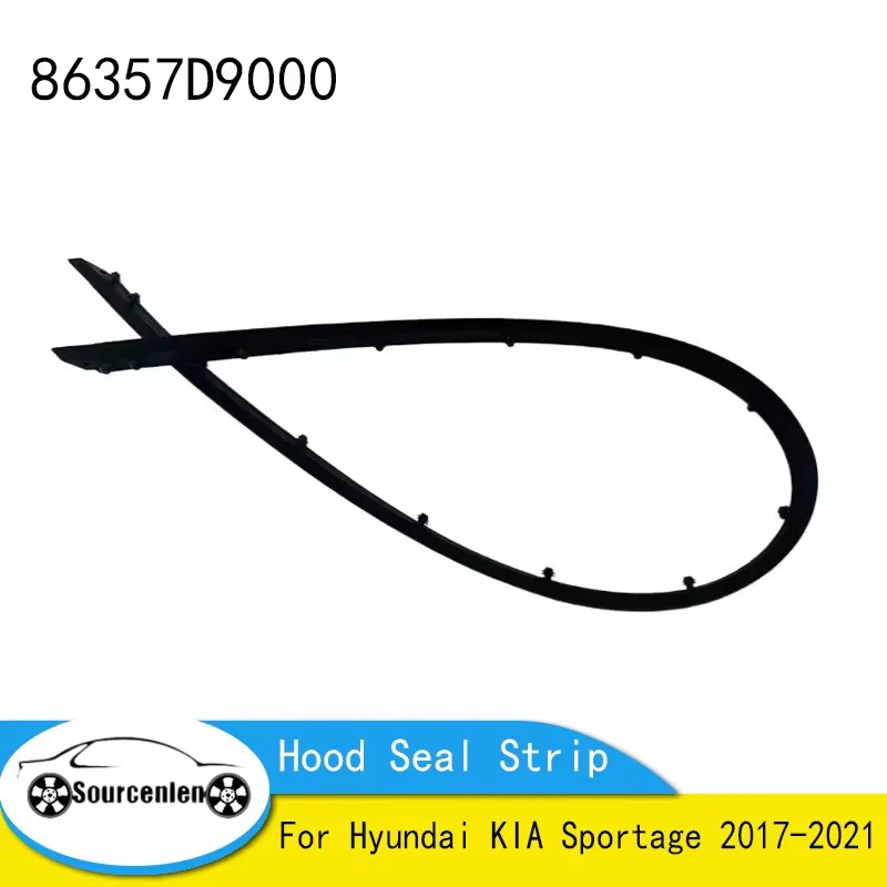 

86357-D9000 86357D9000 Valve Gasket Cover Front Bumper Hood Seal Strip for Hyundai KIA Sportage 2017-2021