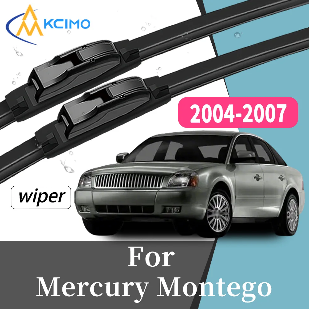 

2Pcs High Performance Front Windscreen Wiper Blades For Mercury Montego 2004-2007 Long Lifespan Windshield Replacement Kit
