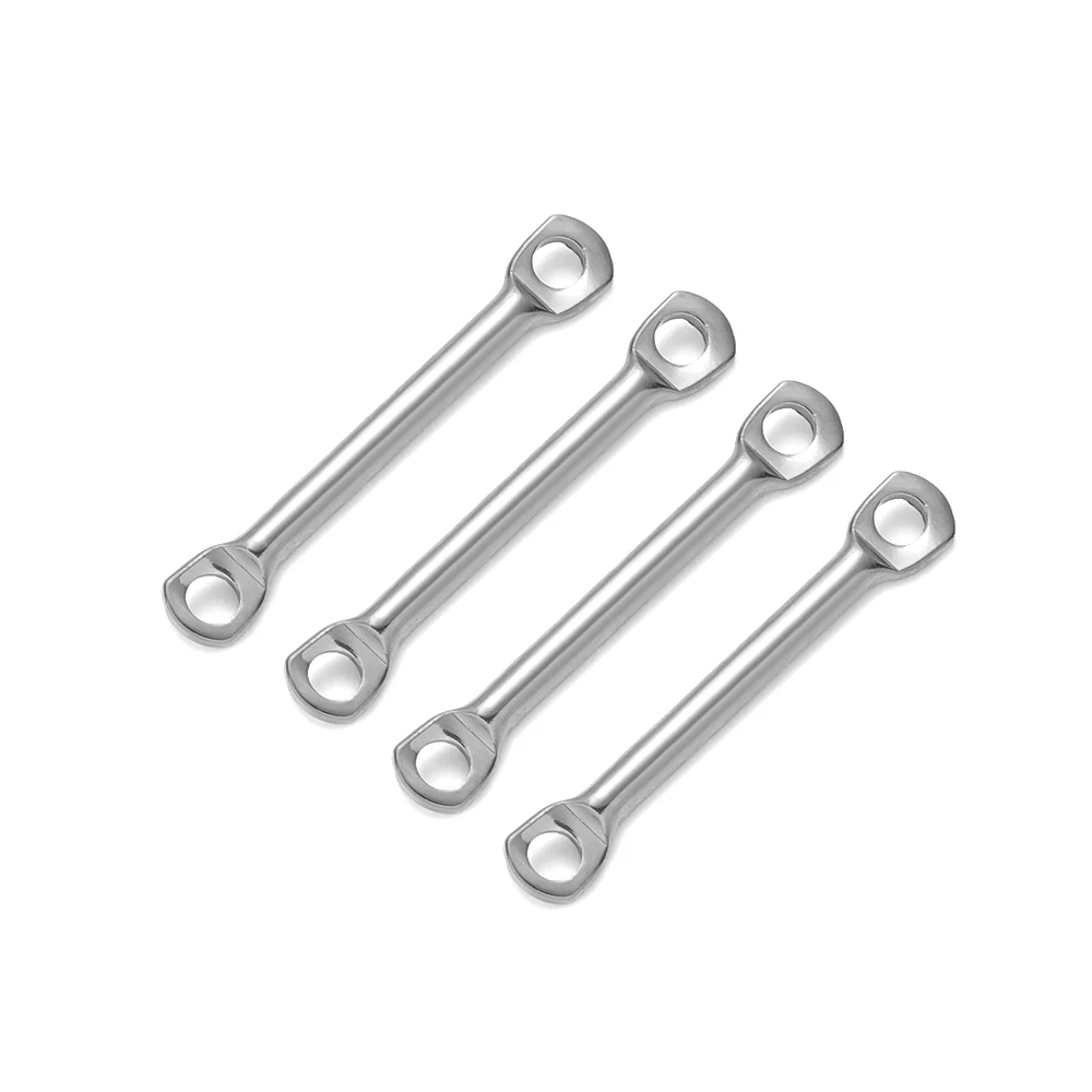 20 sztuk drut ze stali nierdzewnej długi pręt Stick złącze wisiorek dla DIY kolczyki bransoletki naszyjniki Charms komponenty do wyrobu biżuterii — zdjęcie 6