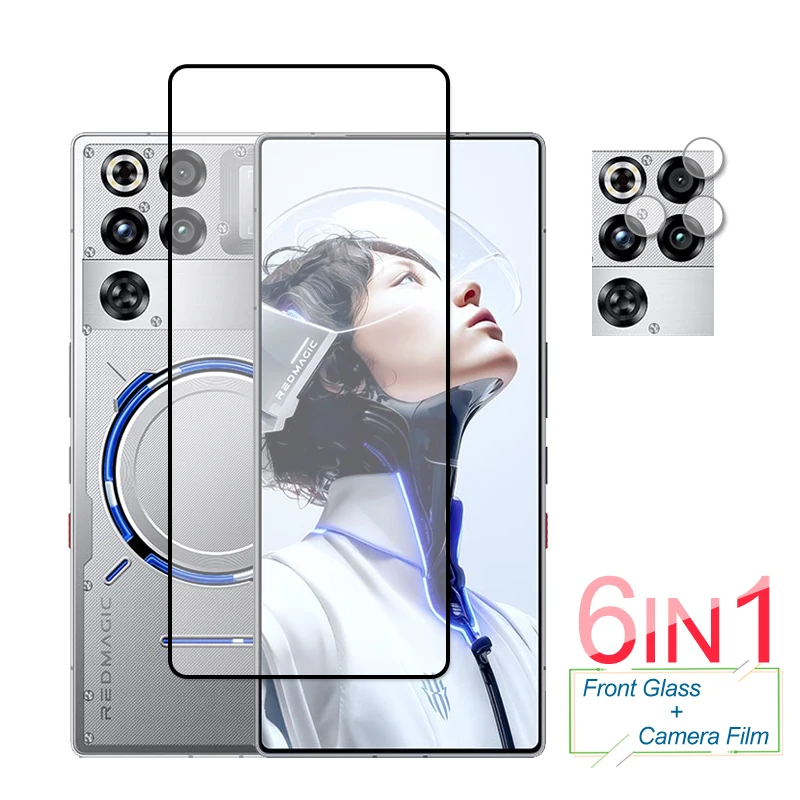 

Full Cover Tempered Glass For RedMagic 11 Pro Plus Glass Screen Protector Protective Phone Camera Lens Film On RedMagic 11 Pro