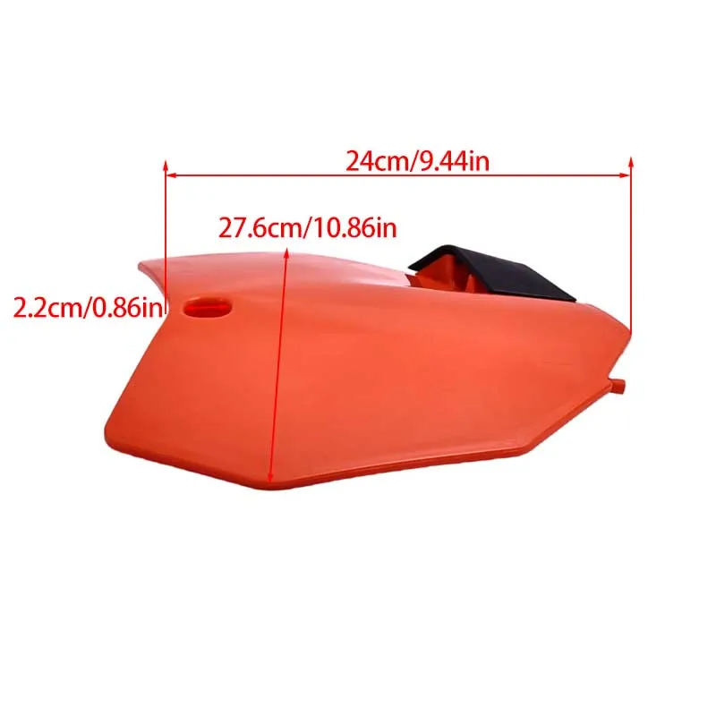 Motorcycle front license plate wild motorcycle front shell modification accessories. Orange white Black is optional