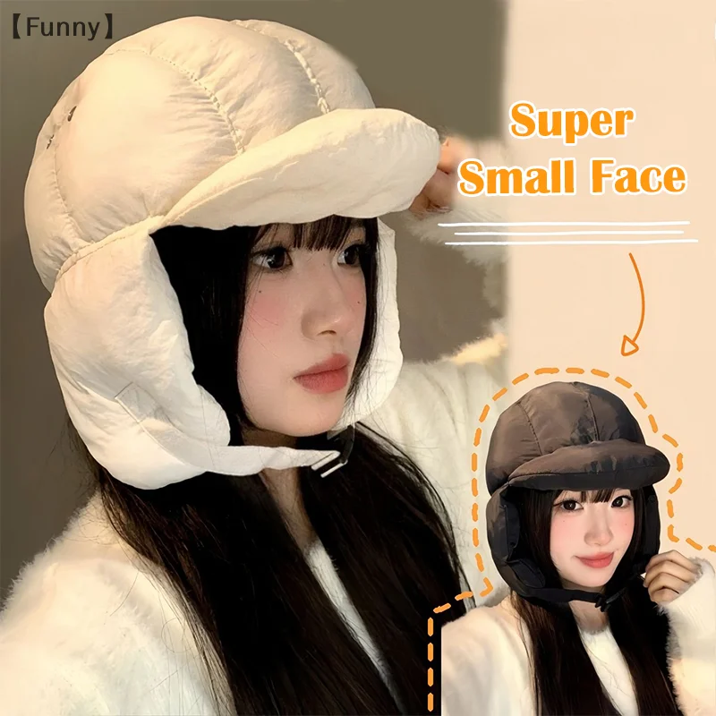[مضحك] قبعة ركوب الدراجات في الهواء الطلق للنساء متعددة الاستخدامات وخفيفة الوزن ودافئة بالاكلافا لفصل الشتاء وحماية الأذن من البرد قبعة Lei Feng
