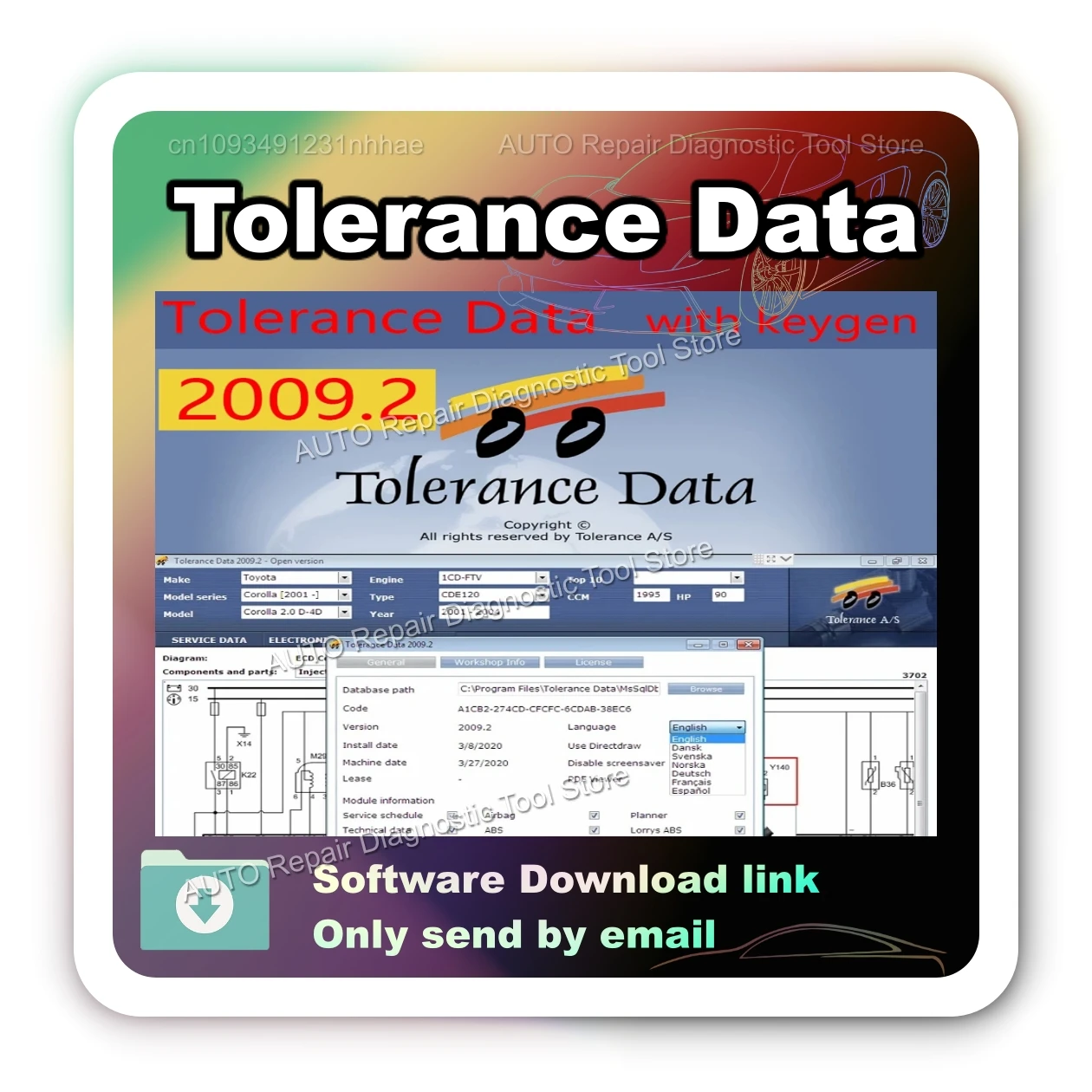 Auto Repair Software Tolerance Data 2009.2 Auto Repair Program Data with Free Keygen Install Video Guide Car Repair Software