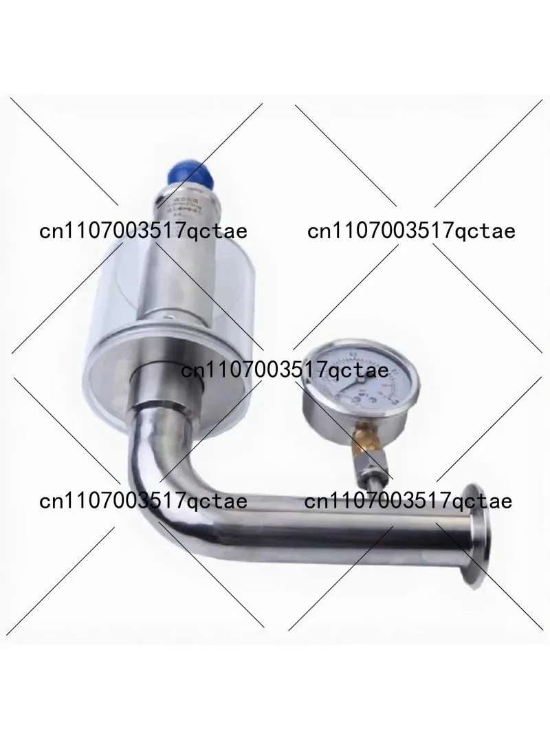 304 Stainless Steel Brewing Fermentation Tank Exhaust Valve with Pressure Gauge and Relief Valve