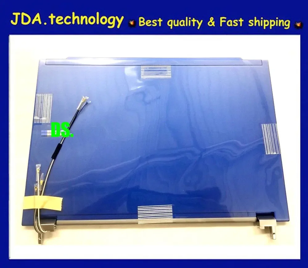 New/orig LCD top Lid for Dell  Latitude E4300 back cover back shell A cover with hinges M72CD 0M72CD Blue