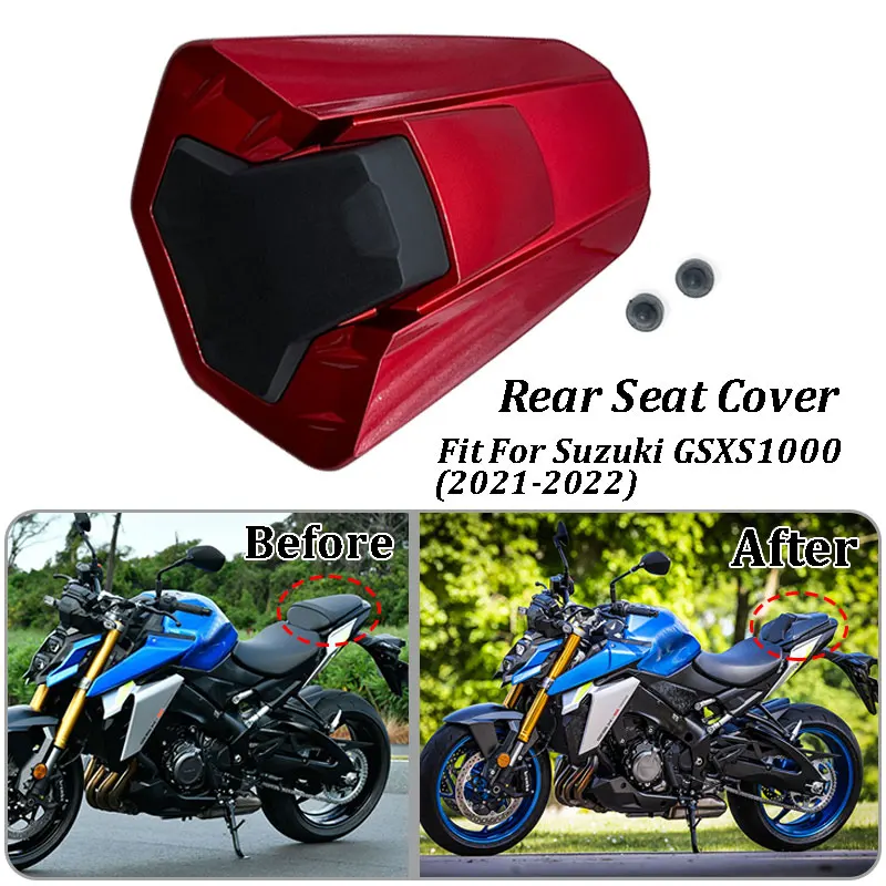 GSX S1000 Motorcycle Rear Seat Cover Fit For Suzuki GSXS1000 GSX-S 1000 21-22 Rear Passenger Seat Cowl Hump Fairing Accessories