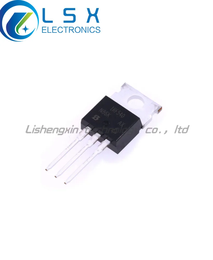New/10pcs IRF540 Transistor 540 IRF540PBF MOSFET MOSFT FETs 100V 33A TO-220 Field Effect Transistors Set Electronic Component
