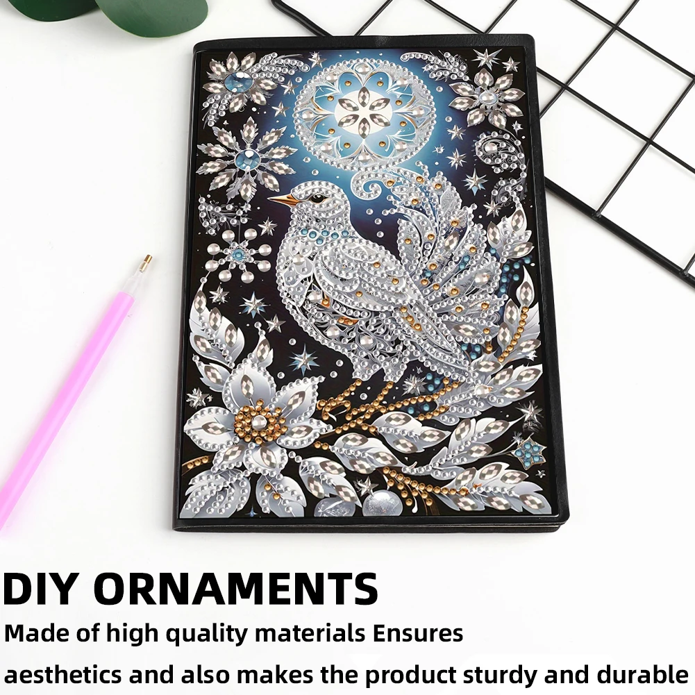 Bird Special Shaped Diamond Painting Journal Notebook for Adults Students