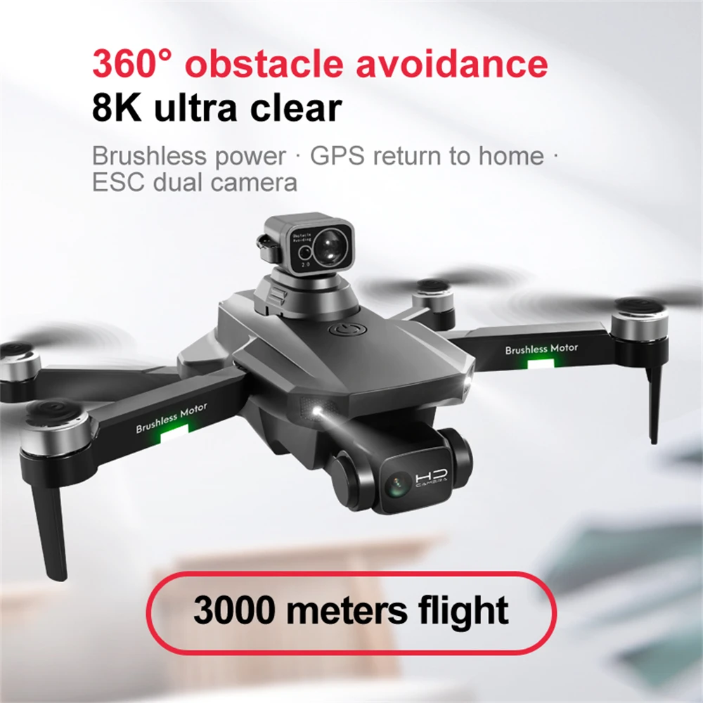 RG101 MAX GPS 드론, 8K 전문 듀얼 HD 카메라, FPV 3km 항공 사진, 브러시리스 모터, 접이식 쿼드콥터 장난감