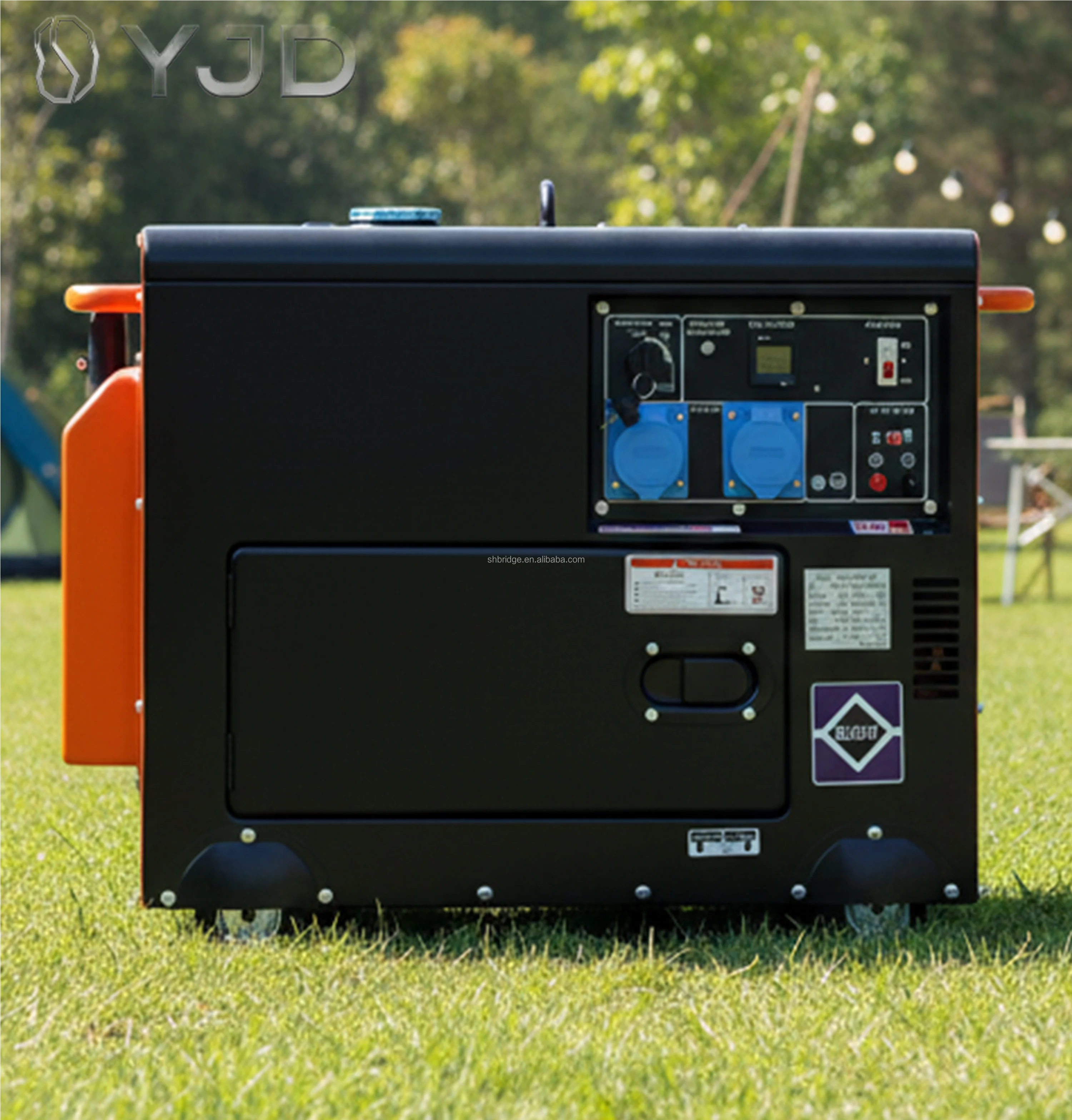 Portable Open Electric Generator Set 5KW 6KW 7KW 8KW 9KW 10KW 12KW Diesel Generator for Home 5KVA 10KVA 12KVA Powerful Generator