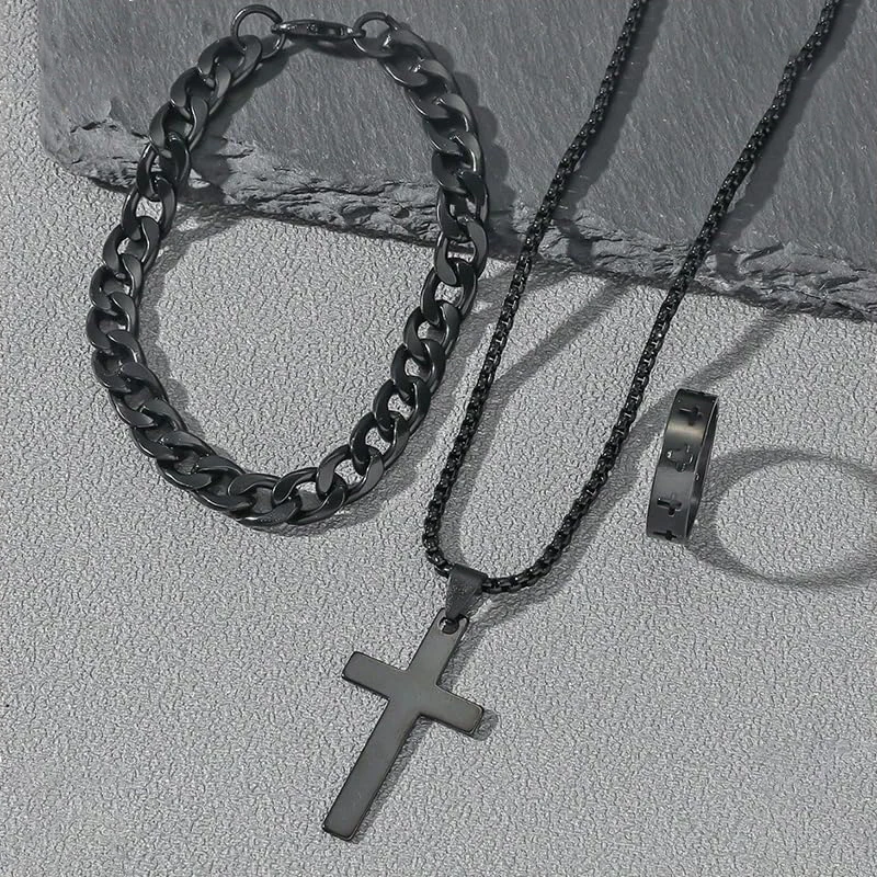 3 Pcs Man's Stainle…