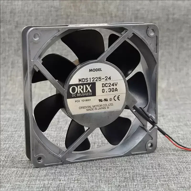 for MDS1225-24/24M 24V 0.3A 0.34A Japan Oriental ORIX Inverter Cooling Fan 12025