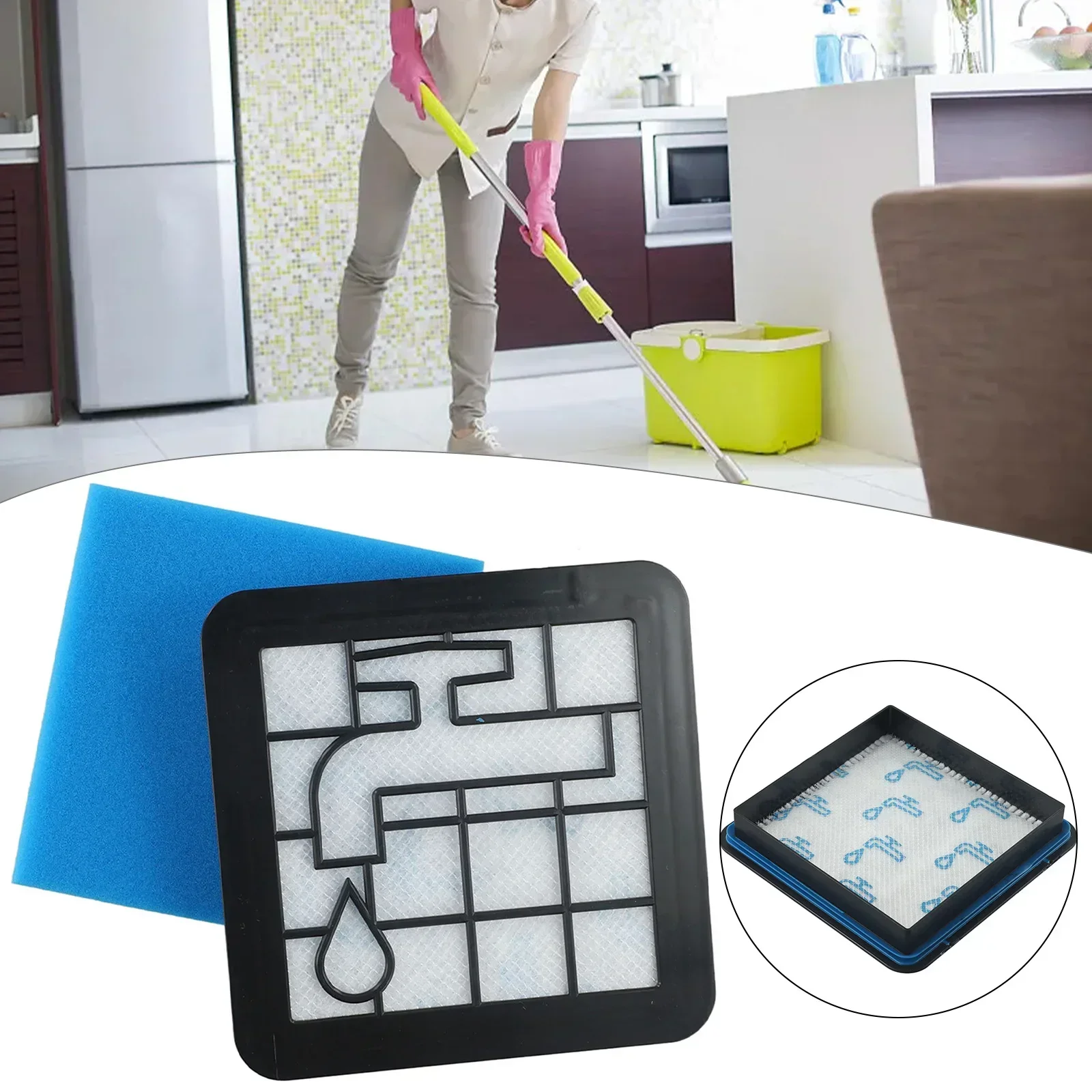 

Filter Replace Your Filter with Washable Filter Compatible with For FC9330/9331/9350/9351/9352/9515/9516