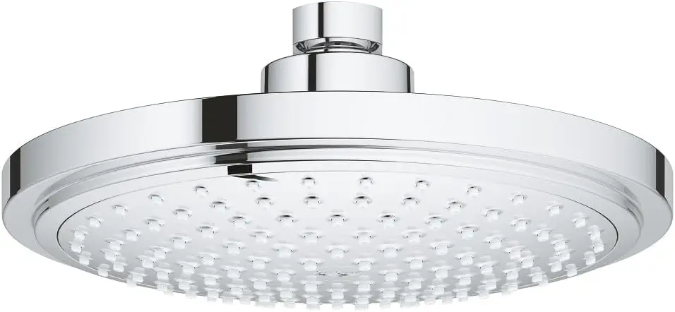 

7-Inch Fixed Shower Head with Anti-Lime System and Chrome Finish