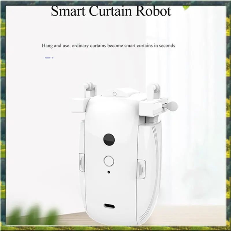 

ABGZ Dual Smart Curtains Robot T/U-Rail Tracks Automatic Curtain Opener Remote Control Curtain Motor